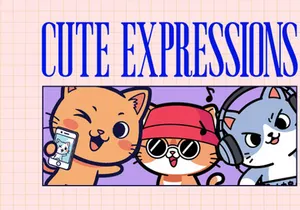 100+ Cute Cat Illustrations - Cute Cartoon Cats for Stickers & Designs