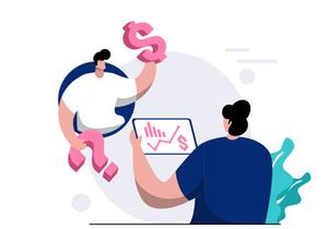 Financial Accounting flat illustration
