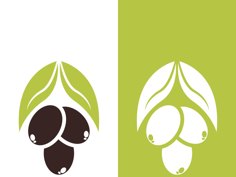 olive icon vector illustration design template