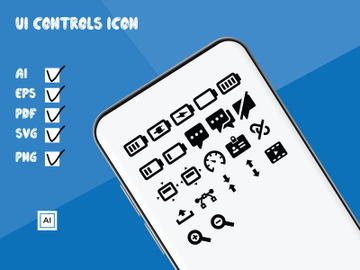 UI Controls Icon Pack preview picture