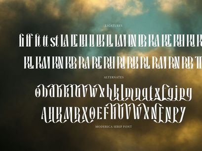 Moderica | Modern Serif Font