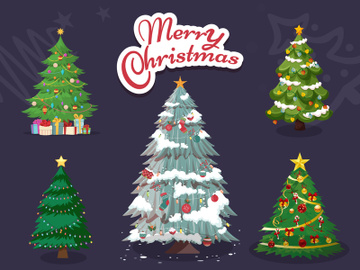Merry Christmas Pine Tree Decoration Gift preview picture