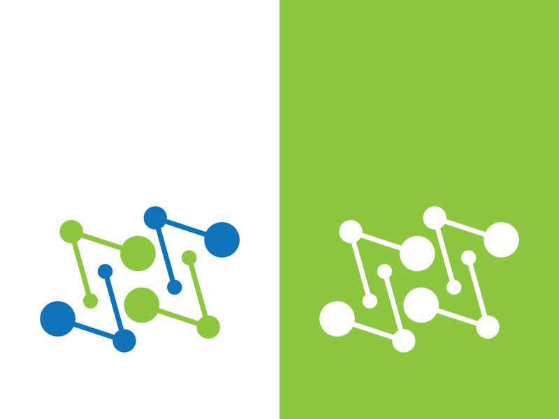 Molecule symbol logo template vector illustration design