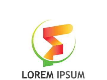 Modern F initial letter logo. preview picture