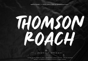 North Plains - Rough Brush Font