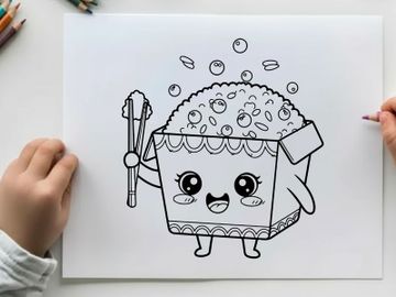 Cute sad tofu vector illustration flat design character preview picture