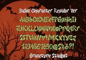Drolling Maker | Liquid Horror Font