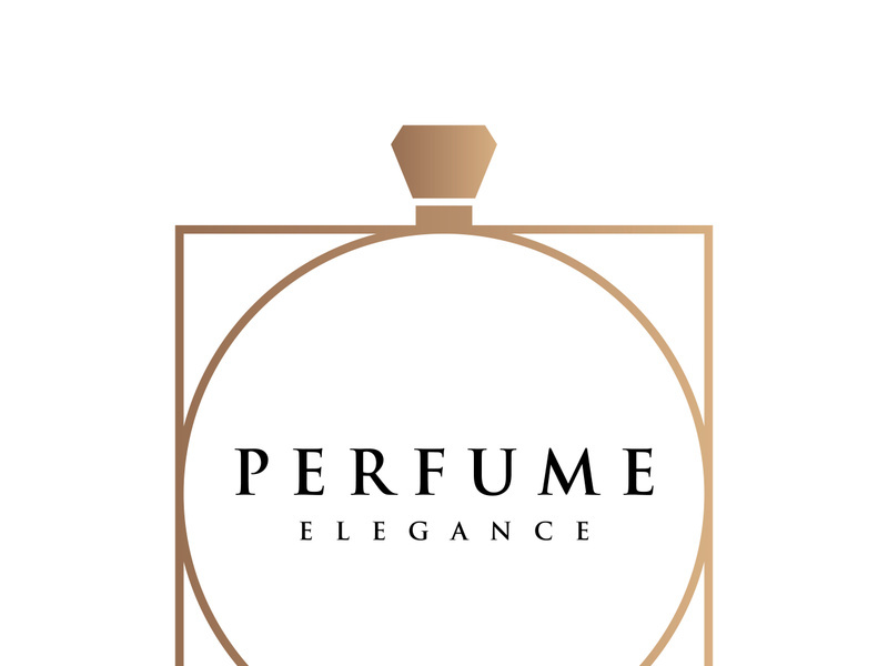 Isolated luxury perfume perfume cosmetic creative logo can be used for business, company, cosmetic and perfume shop.