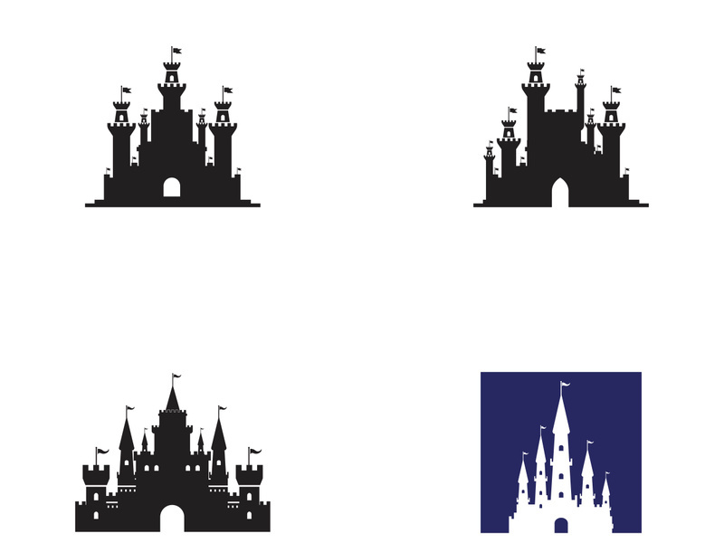 Castle vector illustration icon