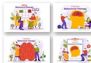 12 Cognitive Behavioural Therapy Illustration