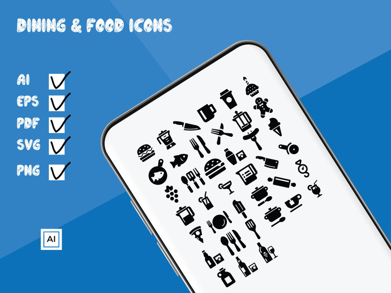 Dining & Food Icon Set