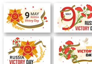 15 Russian Victory Day Illustration