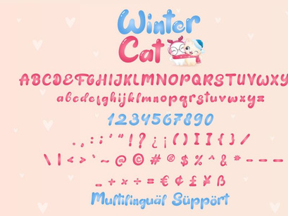 FREE | Winter Cat - Handwritten Font