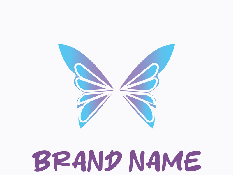 Butterfly logo design