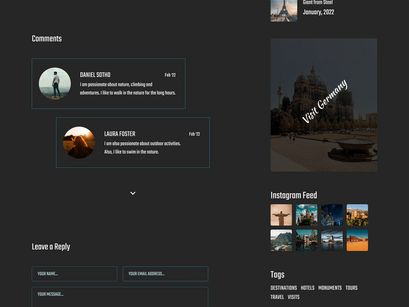 Via - Travel Agency - Figma Web Template