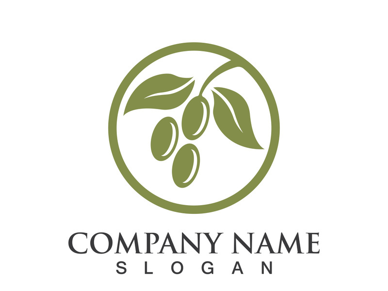 Extra virgin olive oil logo icon design vector illustration