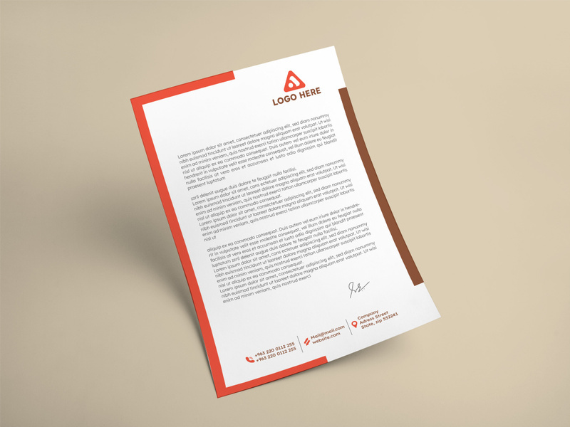 Discover Our Stylish Letterhead Design - Perfect for Branding!