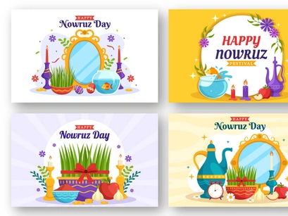 17 Happy Nowruz Day Illustration