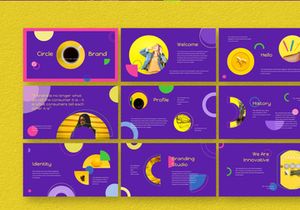 Circle Brand Google Slide Template