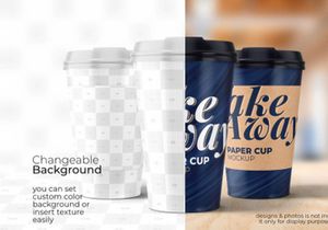 Take Away Paper Cup Mockup