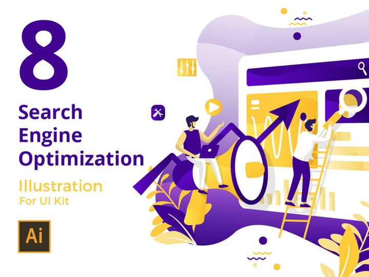 Search Engine Optimization Illustration