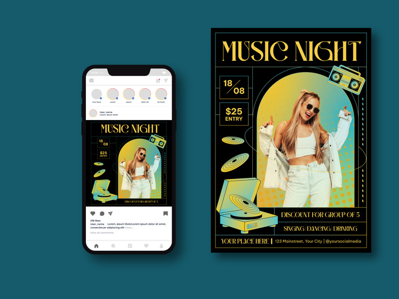 Music Night Flyer