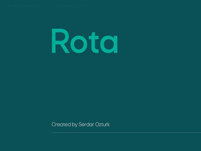 Rota - Free 20 Font