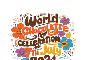 World Chocolate Day T Shirt With A Floral Design
