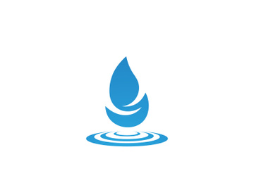 Water drop Logo Template vector illustration design - Vector. preview picture