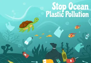 14 Stop Ocean Plastic Pollution Illustration