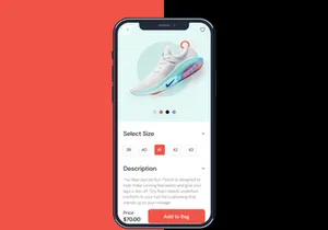 Shoe Store iOS App UI Kit