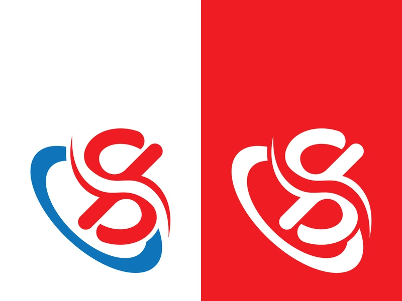 Business corporate S letter logo design vector