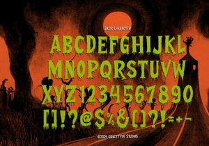 Examinus | Horror Typeface