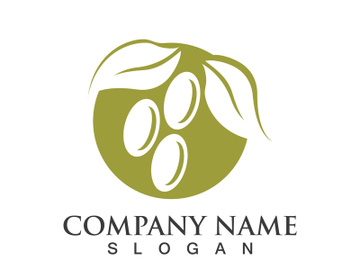Extra virgin olive oil logo icon design vector illustration preview picture