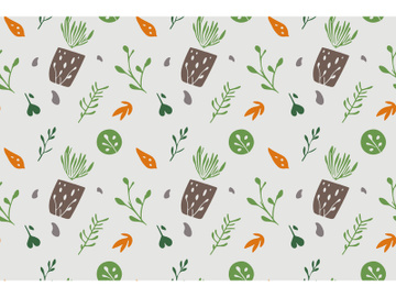 Summer Scandinavian Doodle Pattern preview picture