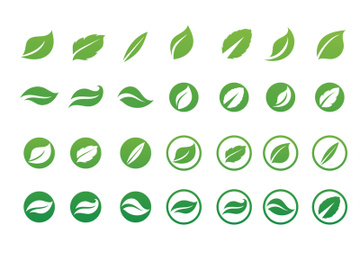 green leaf ecology nature element vector icon preview picture