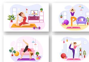 17 Yoga and Meditation Practices Illustration