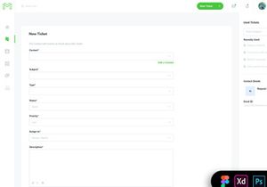 Maxamis Support Tickets Admin Dashboard UI Kit