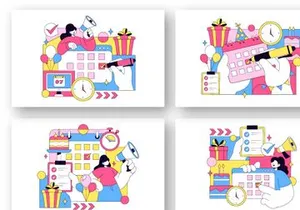 10 Event Planner Illustration