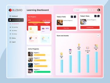 SaaS - Online Course Dashboard preview picture