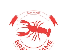 Vintage lobster logo