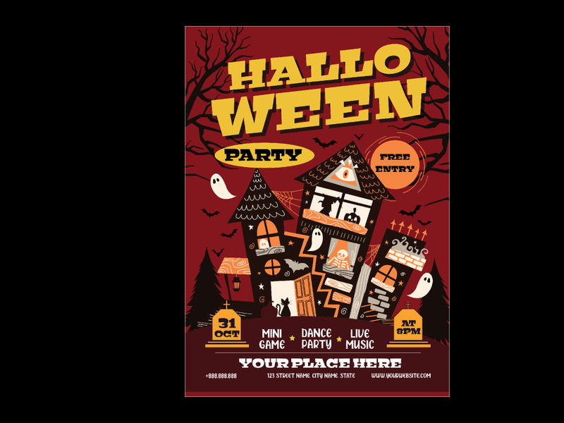 Halloween Party Flyer