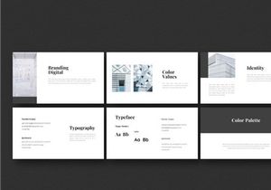 Dark Light Keynote Template