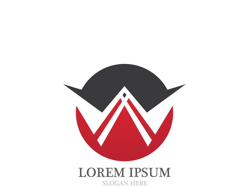 W Letter Logo Template vector illustration design