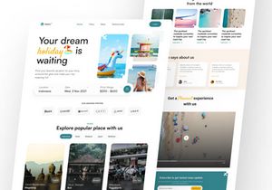 Travel Landing Page