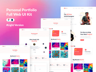 Personal Portfolio Web UI Kit