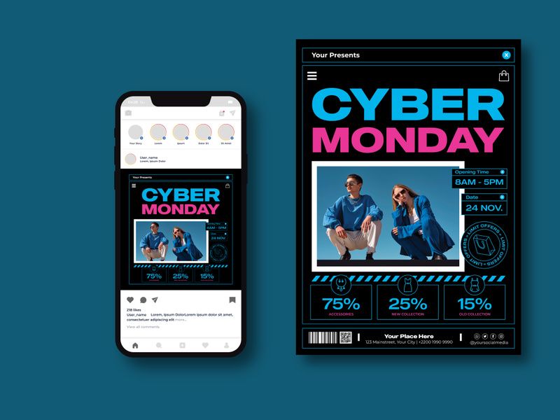Cyber Monday Flyer