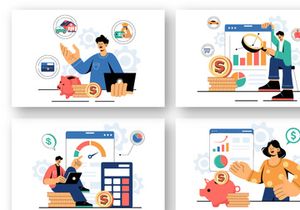 9 Personal Finance Management Illustration
