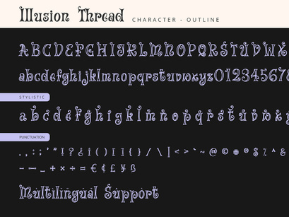 Illusion Thread - Display Font