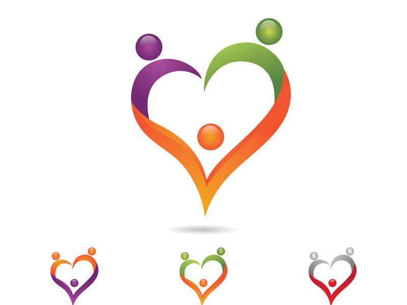 Adoption and community care Logo template